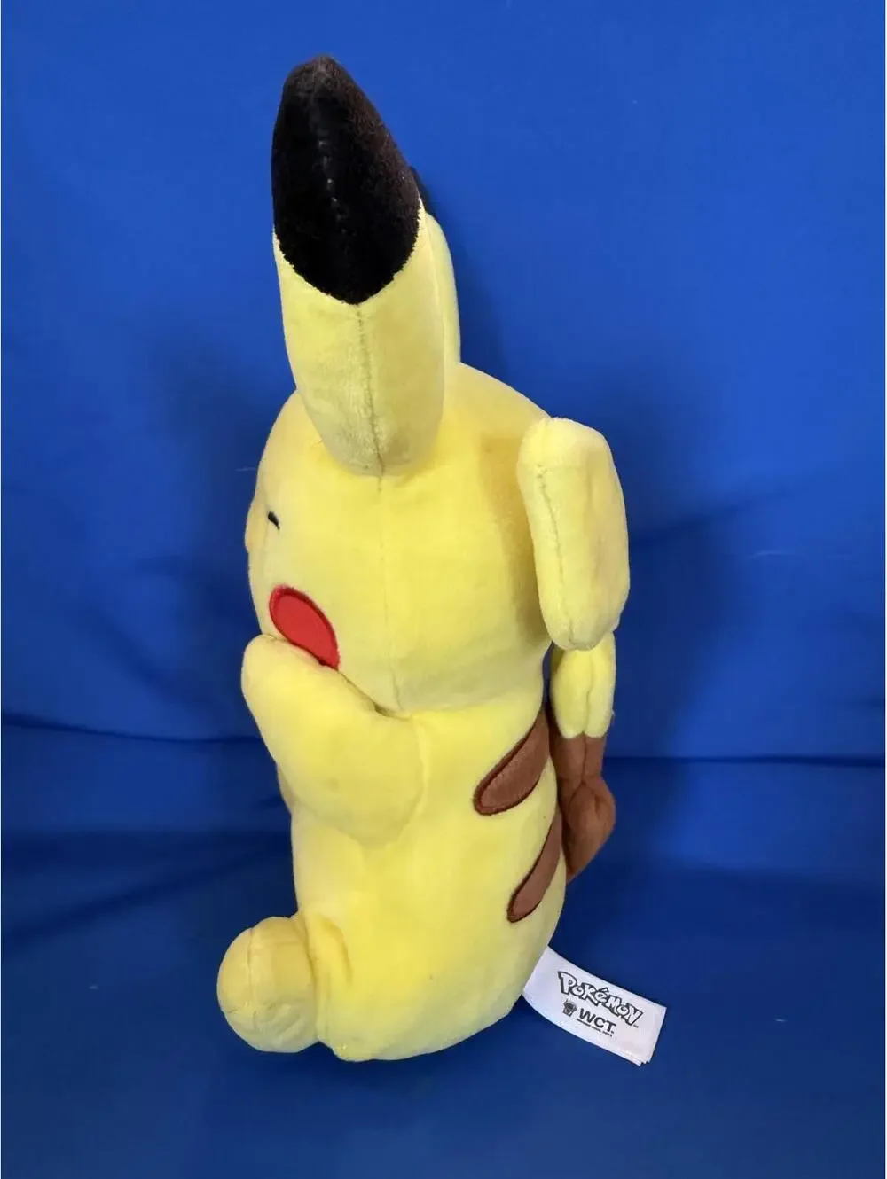 Pikachu Plush Happy Closed Eyes Pokemon Official WCT Wicked Cool Toys 10